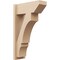 Ekena Millwork 7 1/2-in W x 18-in D x 30-in H Balboa Slat Rough Cedar Woodgrain TimberThane Outlooker, Primed Tan OUTUR075X18X30BOA24RCPR - alternate 1
